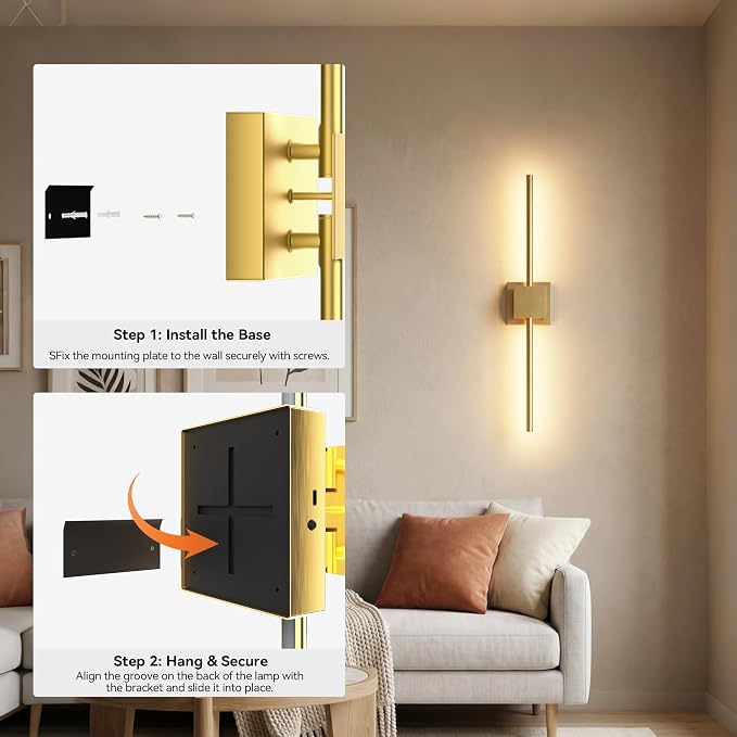 Torchlet Battery Operated Wall Sconces Set of 2 - Image 4
