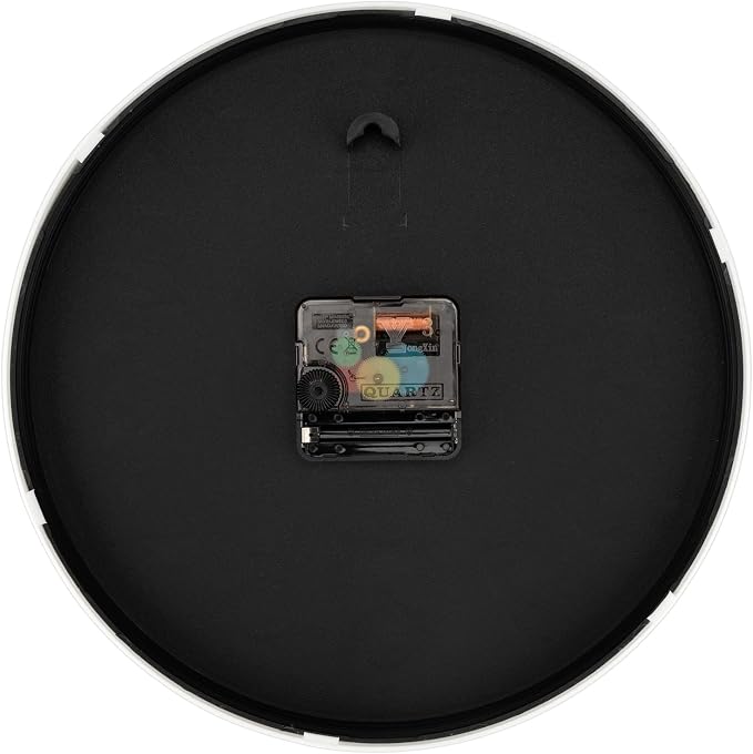 Foxtop 10 Inch Wall Clock Silent Non-Ticking Battery Operated Quartz Round - Image 9