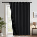 RYB HOME Black 100% Blackout Curtains by RYBHOME