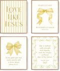 LARTSFRO Coquette Yellow Bow Jesus Wall Art Decor Posters, Butter Yellow Bow by Unknown