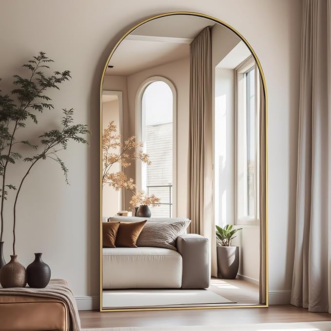DMWOODFL Large Arched Full Length Mirror - Image 6