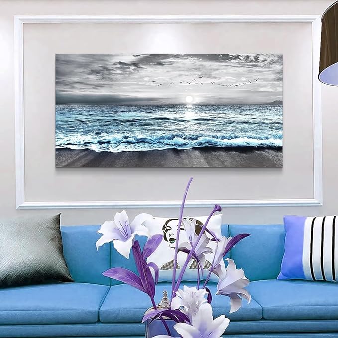 Wapluam Large Canvas Wall Art For Living Room Wall Decor For Bedroom Office - Image 3