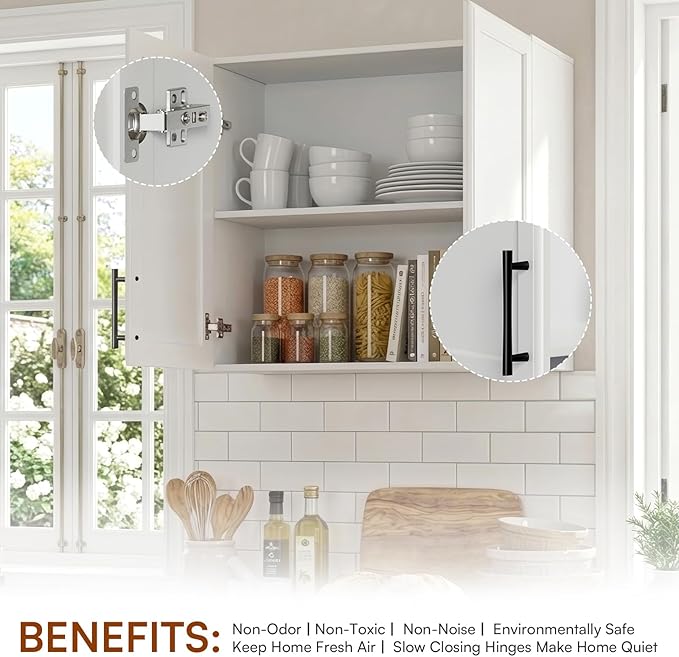 FIMELLO 47.2" W Laundry Room Cabinets Wall Mounted, Laundry Wall Cabinet - Image 6