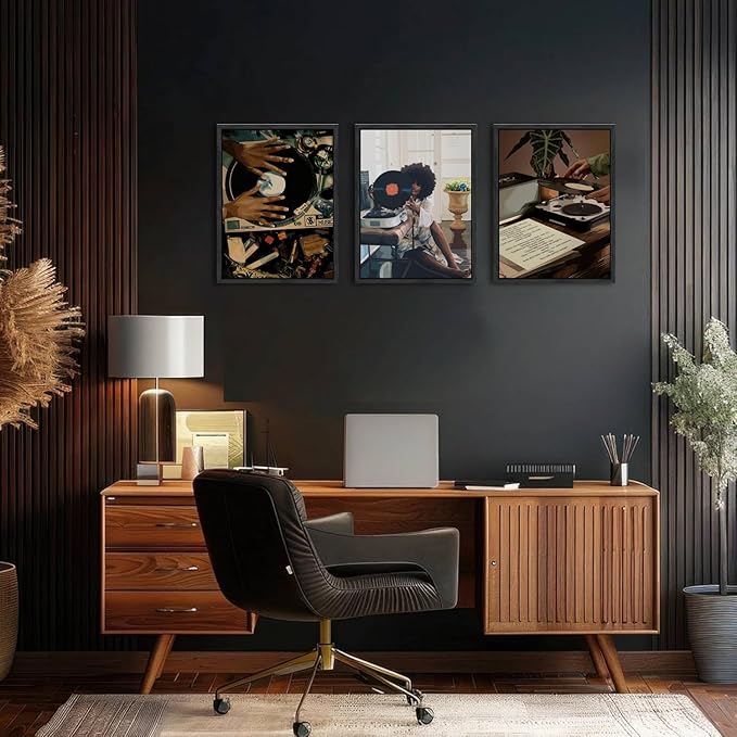 Black Girl Wall Art Decor Modern Black Woman Painting Prints - Image 7