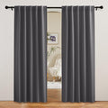 RYB HOME Blackout Curtains 80 inches Long Thermal Insulating Large Window by RYBHOME