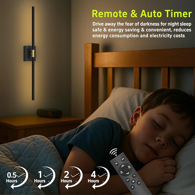 iThird Wall Sconce Battery Operated Wall Light: 10000mAh Wireless Wall Sconces - Image 8