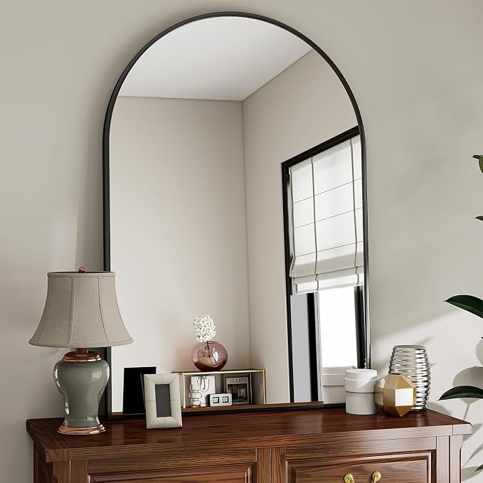 VooBang Arched Wall Mirror, 26 x 41 inch Arch Bathroom Mirror, Wall Mounted by VooBang