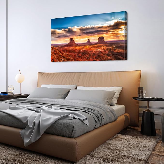 Monument Valley Wall Art Arizona Nature Landscape Living Room Wall Decor - Image 6