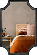 WallBeyond 20" x 30" Full Scalloped Corners Arch Rectangle Wall Mirror by WallBeyond
