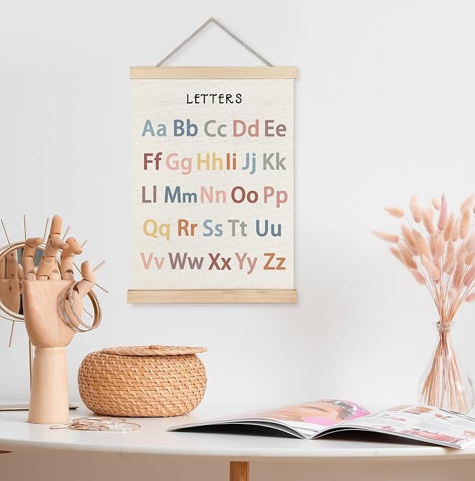 Yomisex Classroom Wall Decor, Alphabet Educational Wall Art Poster, Alphabet - Image 3