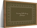 Framed Vintage Inspirational Wall Art, Do Every Little Thing by Unknown