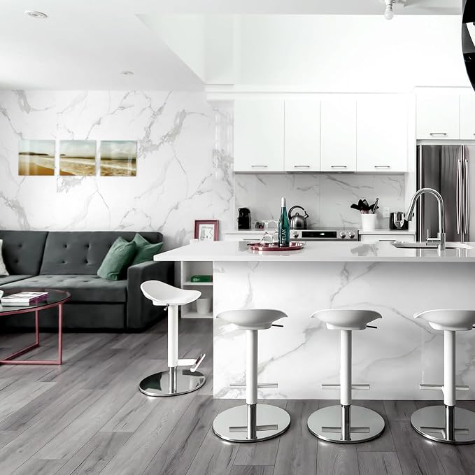 Marble Peel and Stick Waterproof Wall Paneling, Covers 38.75 Sq. Ft. - Image 9