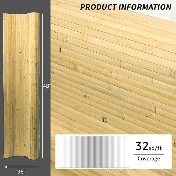 Art3d Natural Bamboo Wall Panel - Image 4