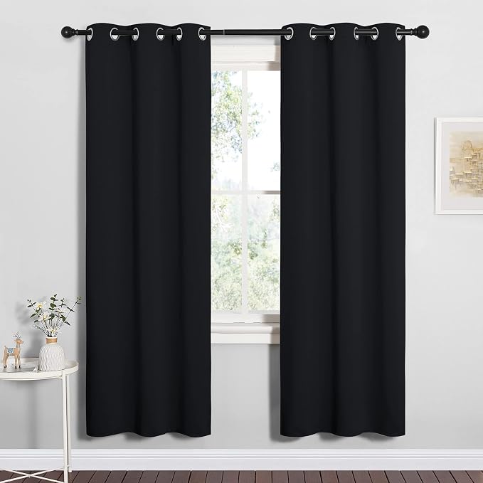NICETOWN Bathroom Blackout Thermal Curtains and Drapes - Image 2