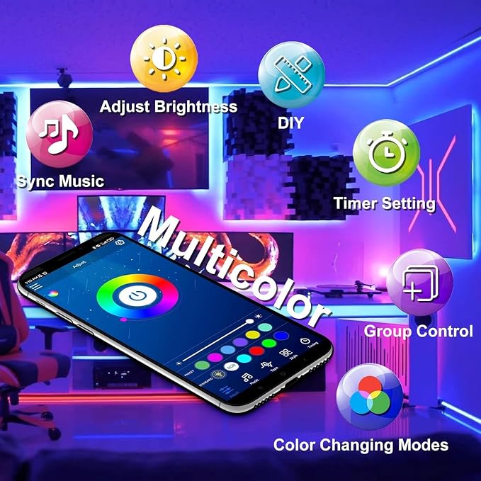 DAYBETTER Smart RGB Led Strip Lights, 300ft Led Lights - Image 6