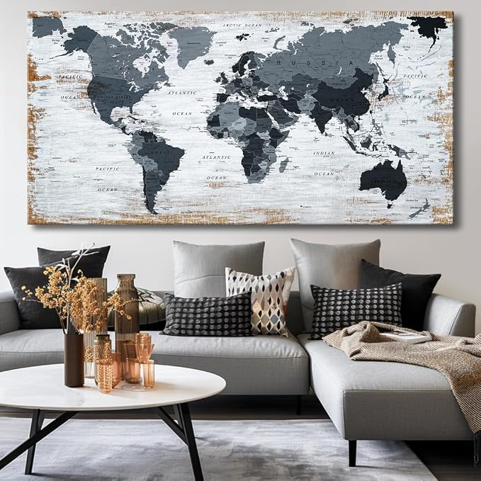 Canvas Wall Art Black Wall Decor Office Pictures - Image 5
