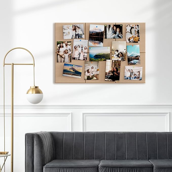 MaxGear Large Cork Board for Wall 36" x 24", Tan Bulletin Board, 6 Pack Felt - Image 7