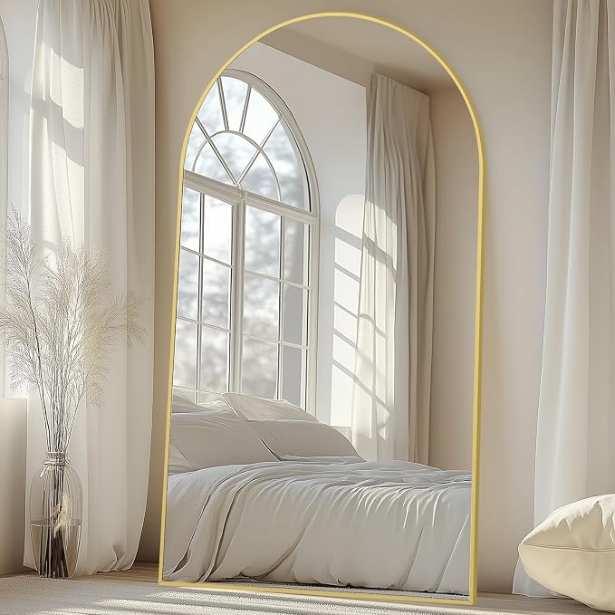 Oversized Floor Mirror Full Length 82"X44", Extra Large Arched Full Length - Image 3