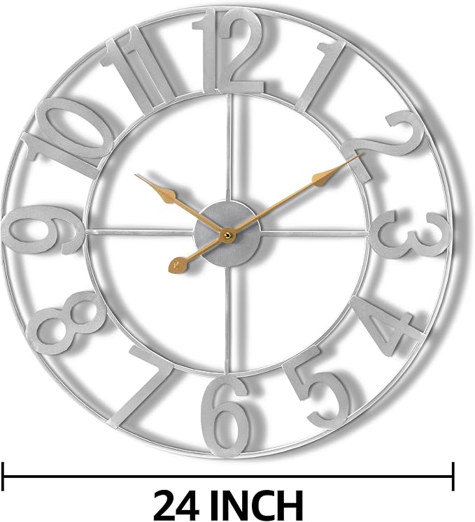 Sorbus Large Wall Clock for Living Room Decor - Image 2