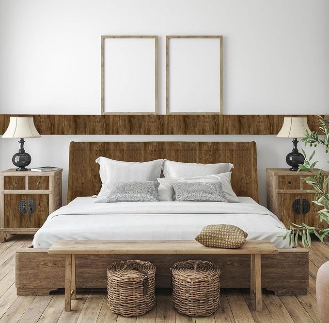 Abyssaly Wood Contact Paper, Thicken Self Adhesive Removable Wallpaper - Image 6