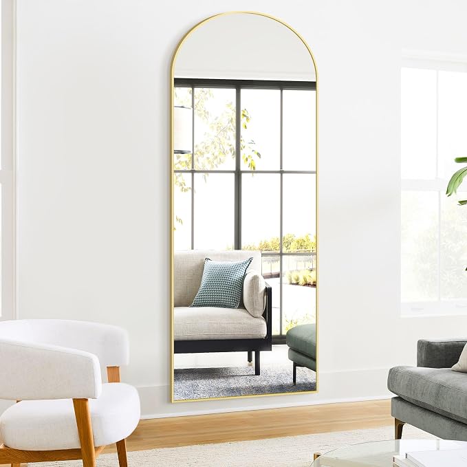 TRAHOME Full Length Arched Mirror, Living Room, Dressing Room - Image 5