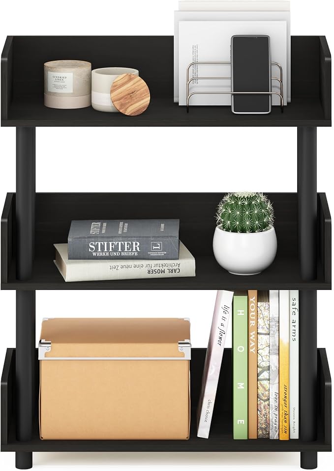Furinno TURN-N-TUBE Display Shelf, 3-Tier Storage Shelves - Image 4