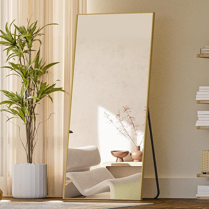 Koonmi 71"x26" Floor Mirror Full Length, Bedroom Floor Body Mirror by KOONMI