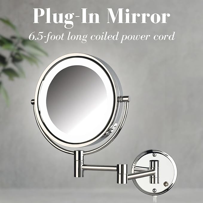 JERDON Wall-Mounted Vanity Mirror - Image 2