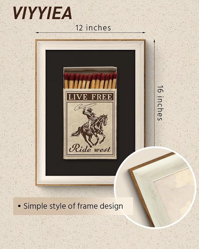 VIYYIEA Vintage Framed Wall Art - Image 2