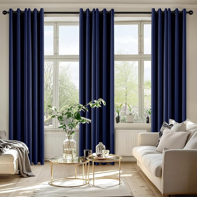 MIULEE Blackout Curtains for Bedroom Living Room 2 Panels, Thermal Insulated - Image 6