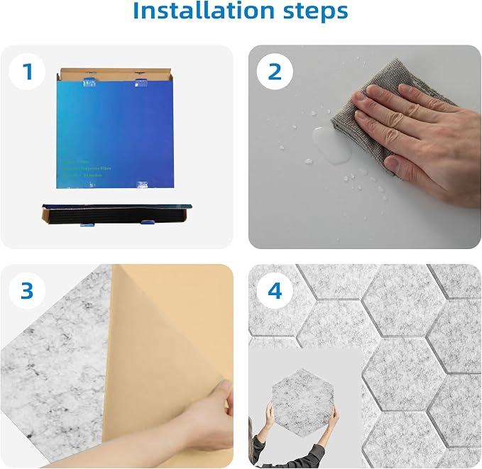22 Pack Self-Adhesive Sound Proof Foam Panels - Image 6