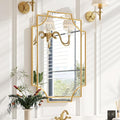 Kelly Miller 20"x30" Small Gold Bathroom Mirror by KellyMiller