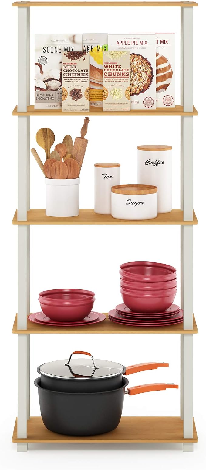 Furinno Turn-N-Tube 5-Tier Multipurpose Shelf / Display Rack / Storage Shelf / - Image 4