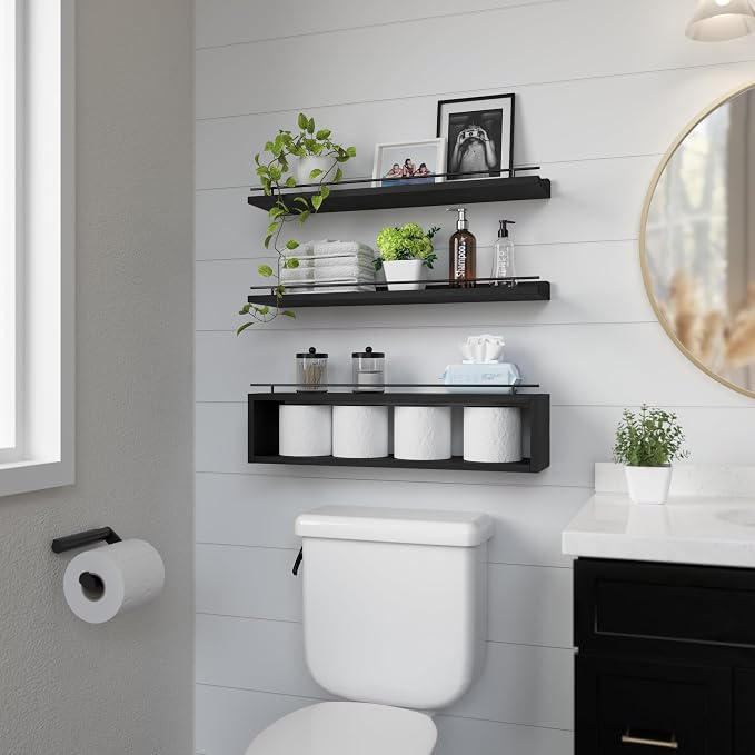 WOPITUES Floating Shelves for Wall 24 inch - Image 4