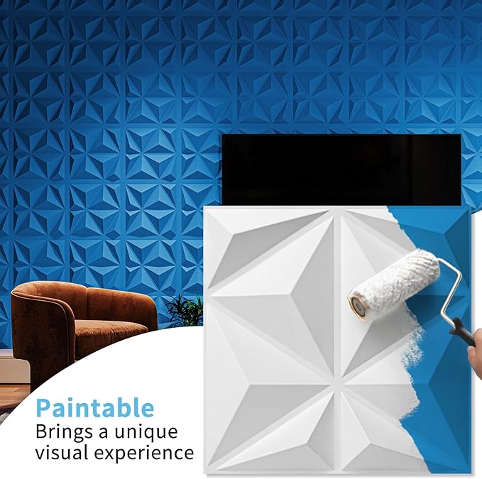 Art3d 100 Pack Decorative 3D Wall Panels, 97 Sq.Feet PVC Interior Wall Décor - Image 4