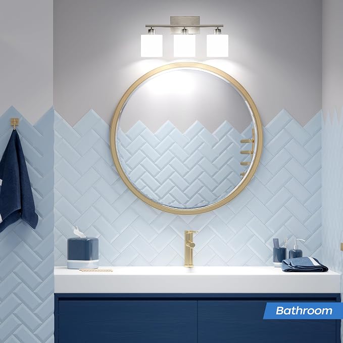 PARTPHONER Bathroom Light Fixtures, Bathroom Lighting Fixtures Over Mirror - Image 7