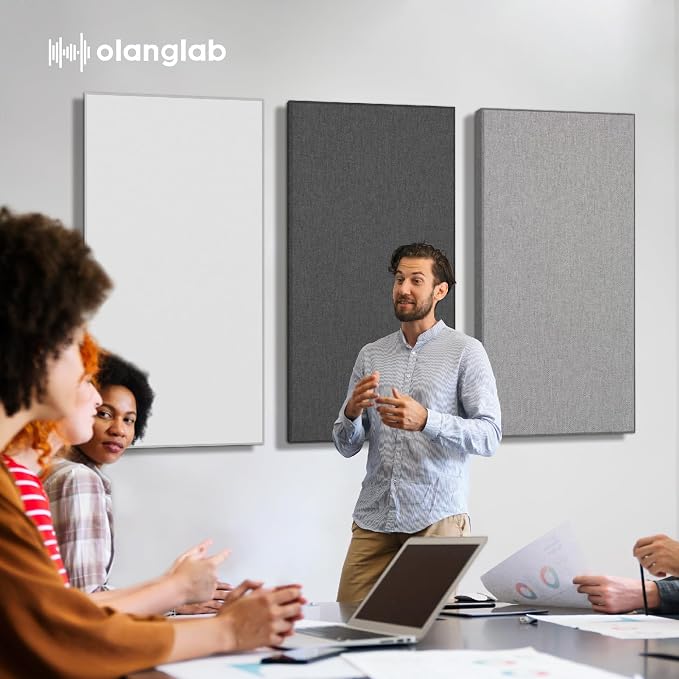 Olanglab Sound Acoustic Panels 2 Pack, Large Sound Proof Panels - Image 7