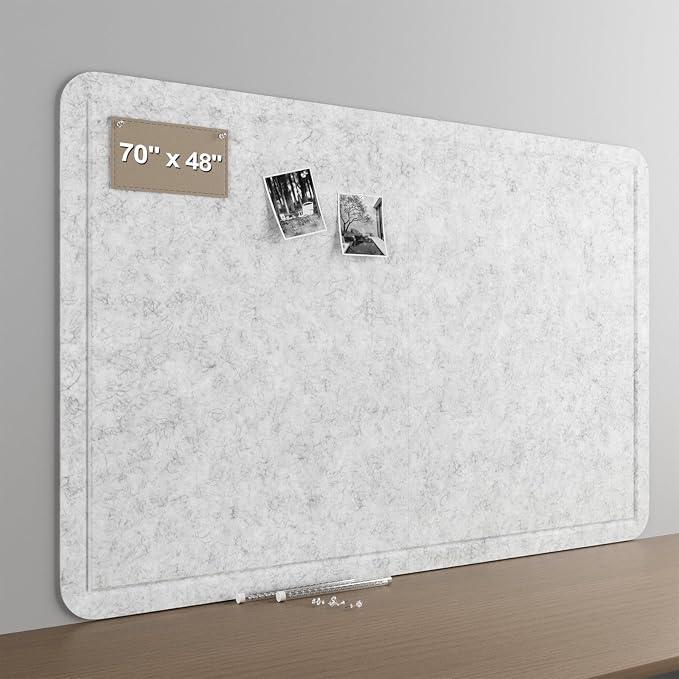 Large Felt Bulletin Board for Wall, Soft Felt Cork Board for Office, Home - Image 7