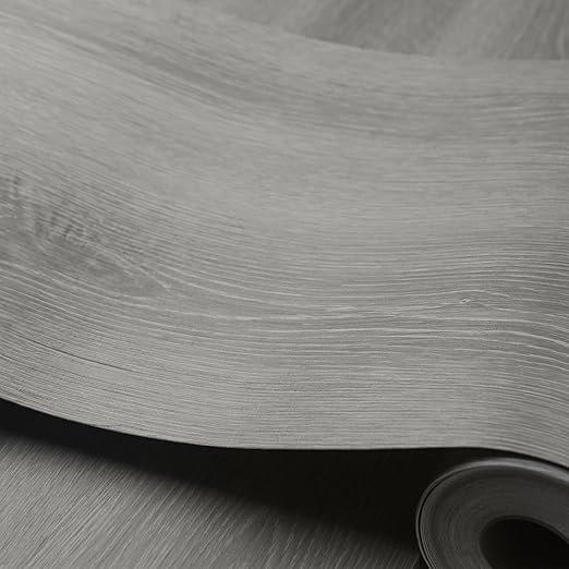 Wood Grain Peel and Stick Floor Tiles – 11.8” Width, Full Roll Length of 118" – by auxua