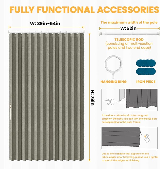 AJAZZ Blackout Accordion Door - Image 3