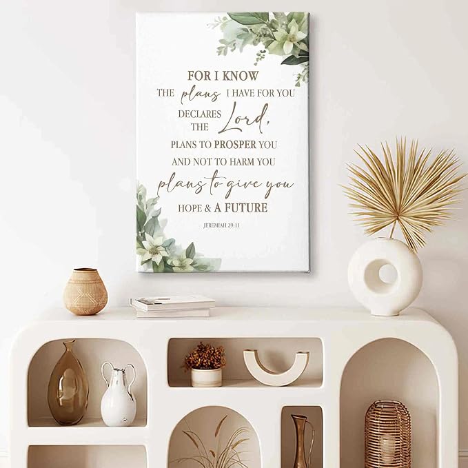 HIWX Christian Bible Verses Wall Decor, - Image 2