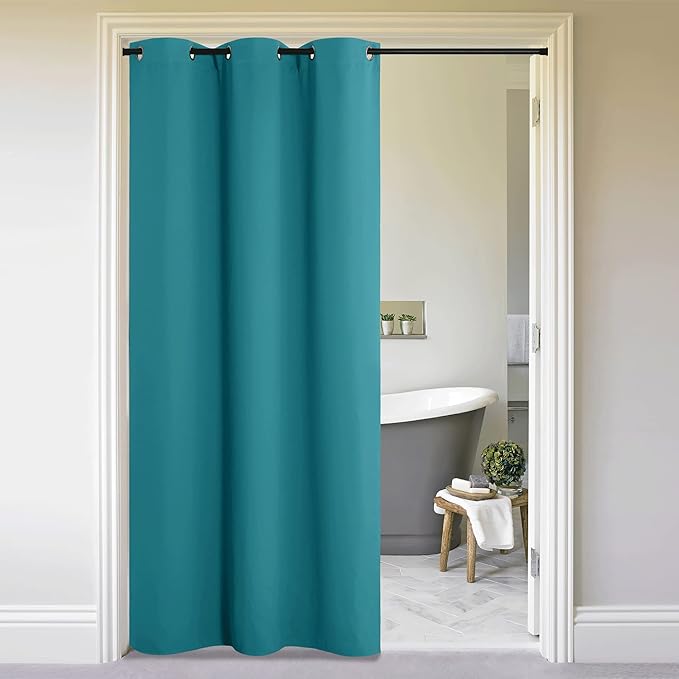 NICETOWN Door Screen Cover for Air Conditioner Room, Insulated Faux Accordion by NICETOWN