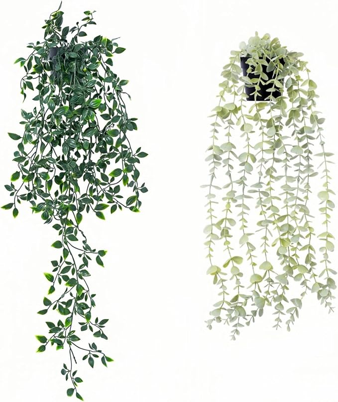 Freyalife 2pcs Fake Hanging Plants by Unknown