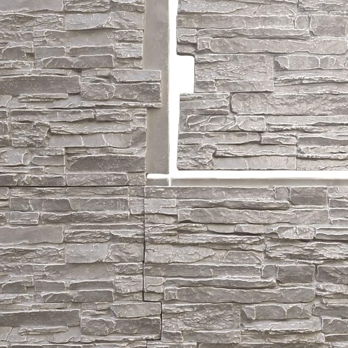EverStone Canyon Ridge Faux Stone Panel, 45 3/4"W x 24 1/2"H x 1 1/4"D - Image 9
