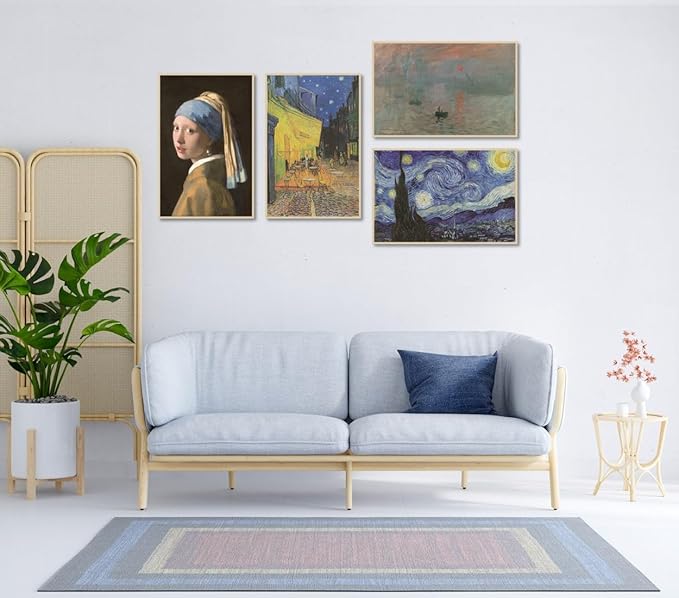 MINI ZOZI Famous Art Prints And Posters 16PCS Paintings Fine Art Impressionist - Image 4