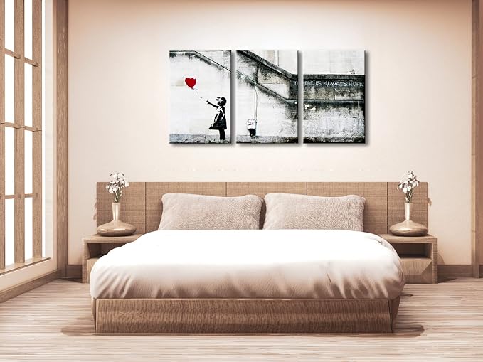 Wieco Art Banksy Grafitti Girl - Image 4
