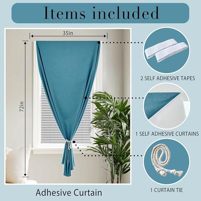 Self-Adhesive 100% Blackout Curtain - Image 6
