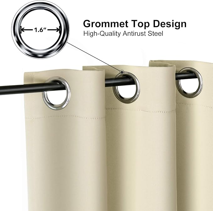 ChrisDowa Blackout Curtains 78 inches Long - Image 3