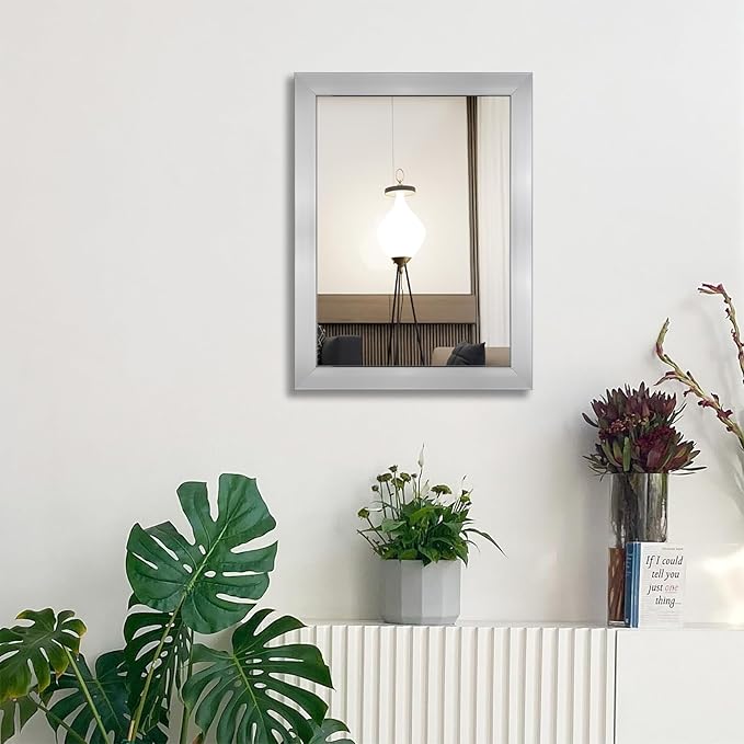 Ruomeng Wall Mirror Rectangle Decorative Mirror 12" x 16" - Image 5