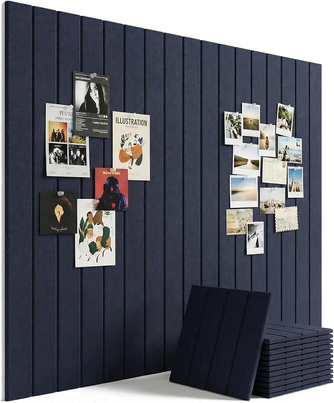 Aothia 12-Pack Felt Bulletin Board Tiles by AothiaSimpleNaturalUnique
